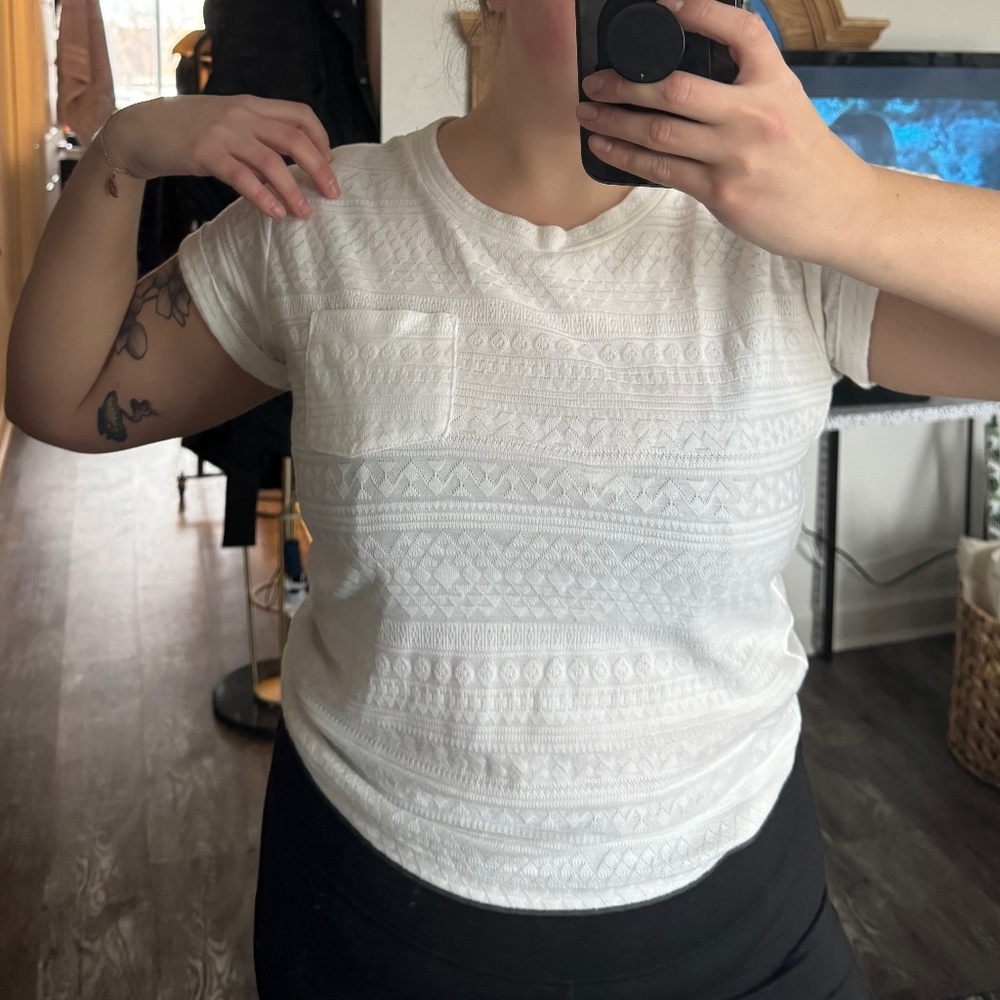Forever 21 Textured Tee Size M